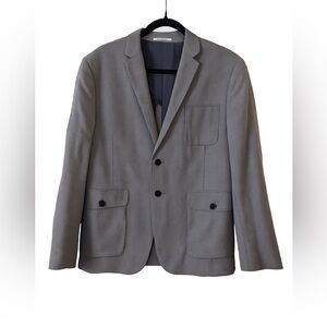 Plectrum by Ben Sherman Gray Check Blazer Men’s XL